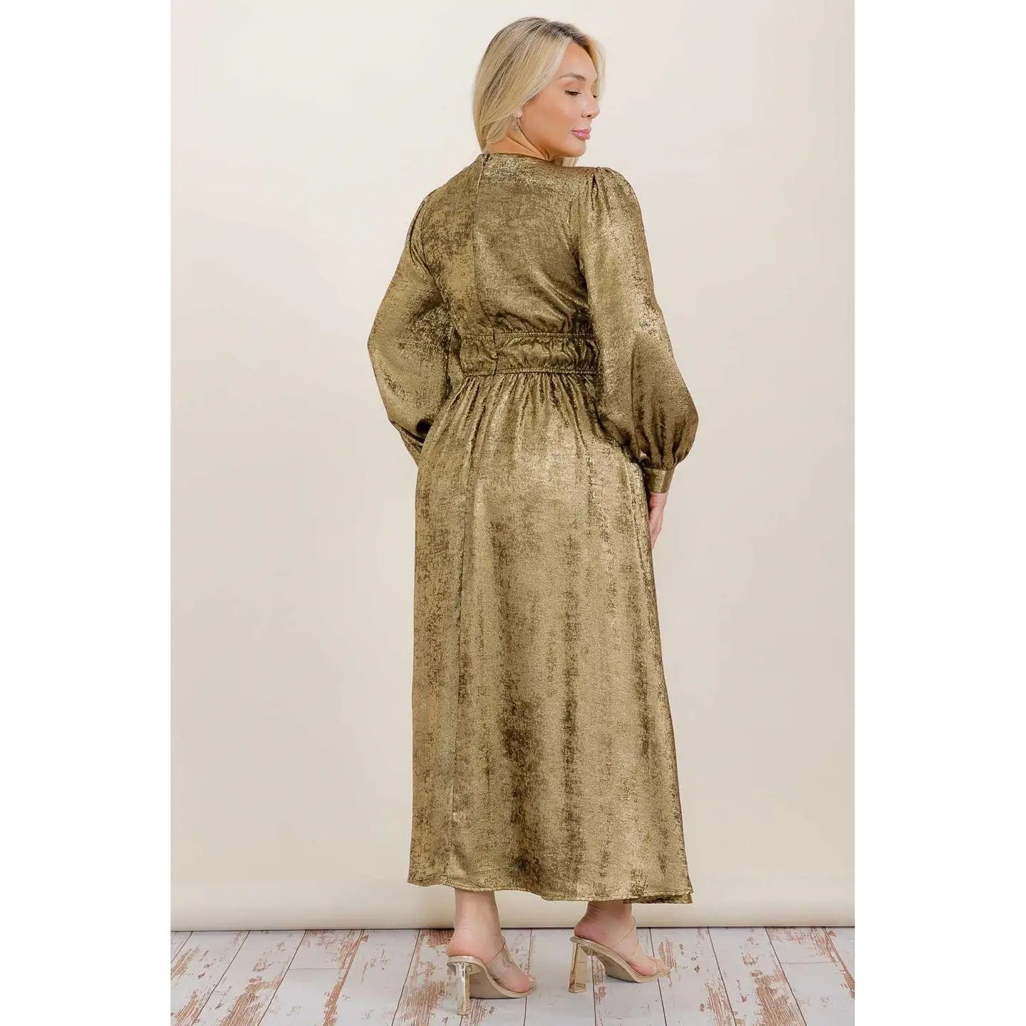 CURVE Golden Goddess Midi Dress