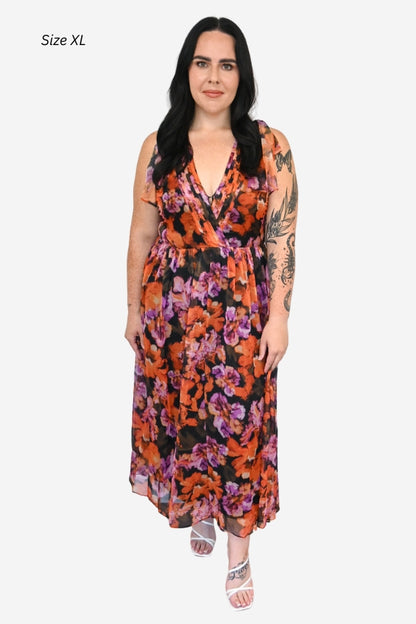 Vianka Floral Midi Dress