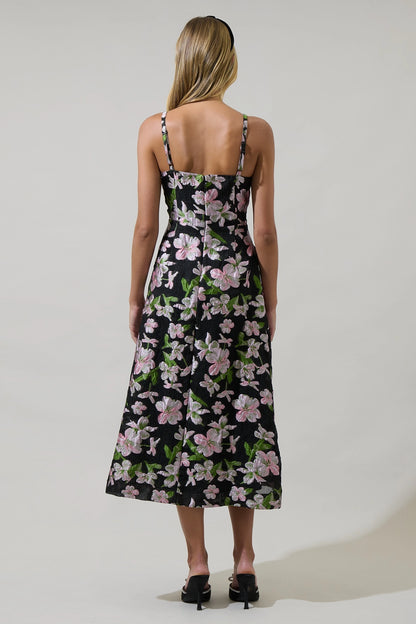 Elinore Fit & Flare Midi Dress
