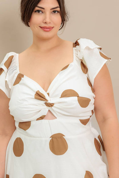 Flying tomato plus size polka dot dress 

Plus size dress winnipeg 