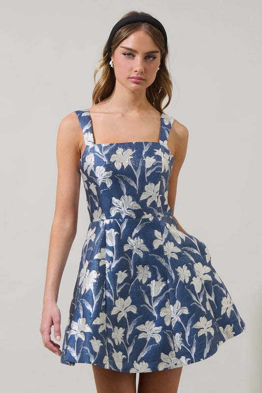 Blakely Jacquard Mini Dress
