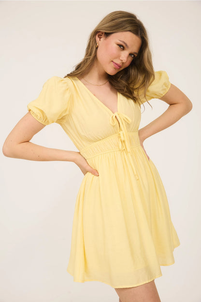 Tie front Mini Dress
