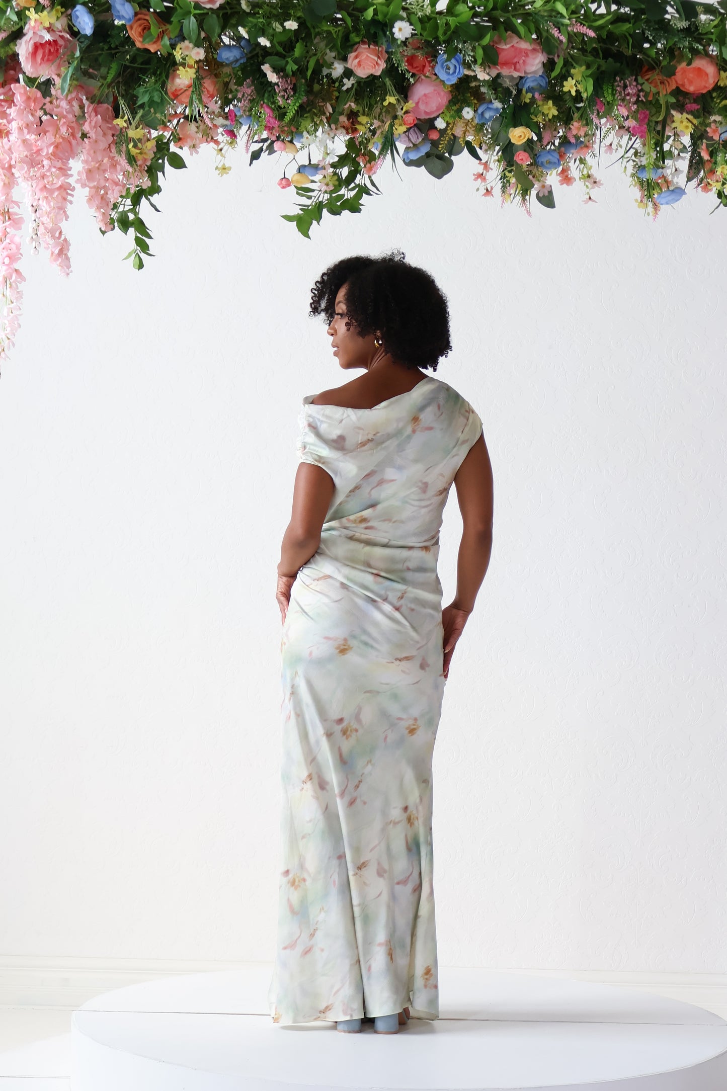 Arta Gathered Asymmetrical Maxi