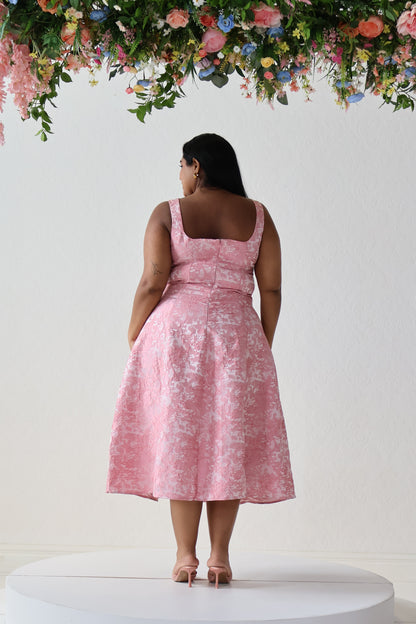 CURVE Jacquard Midi Dress