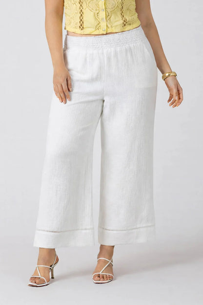 CURVE Gauze Wide Leg Pant