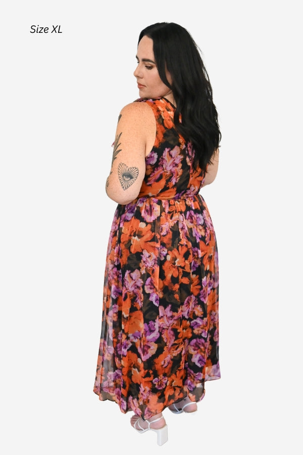 Vianka Floral Midi Dress