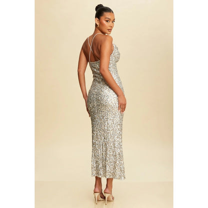Sequin Midi Dress