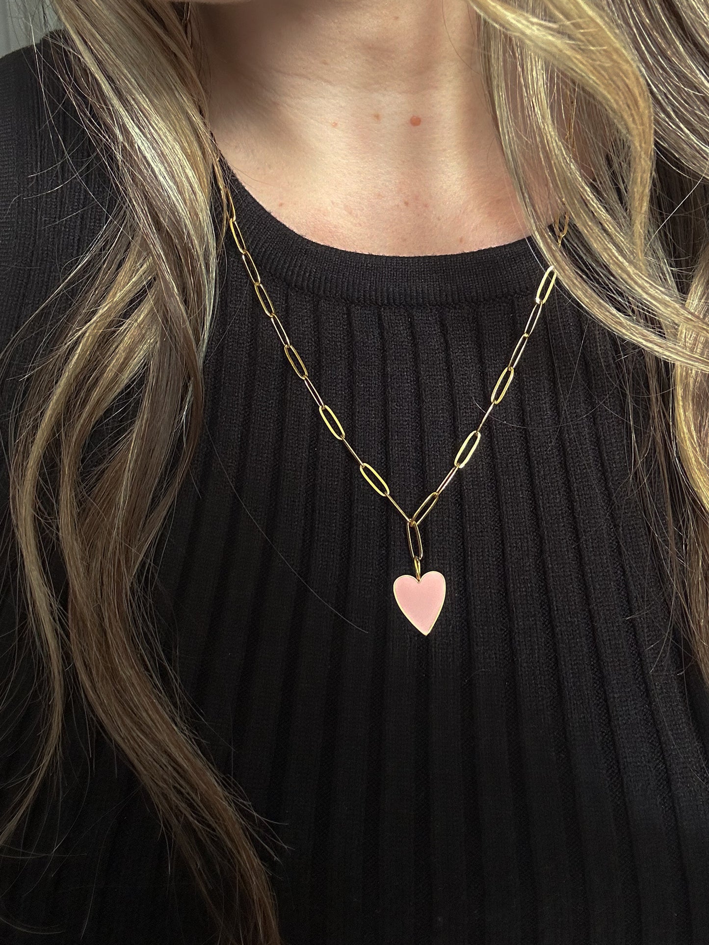 "Lover Girl” Heart Necklace