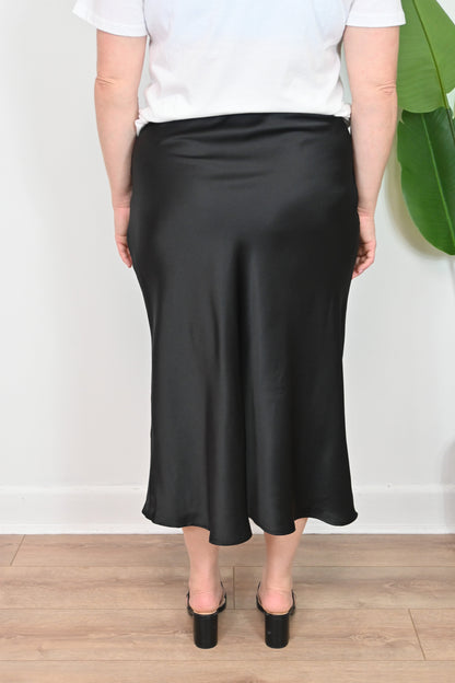 Satin Slip Skirt (S-3X)