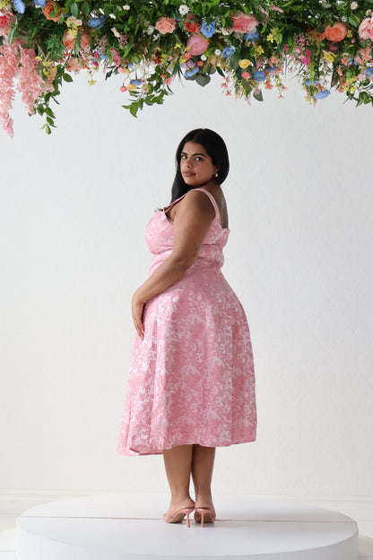 CURVE Jacquard Midi Dress