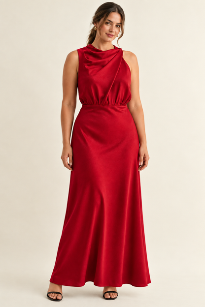 Kate Asymmetrical Midi Dress (S-XXL)