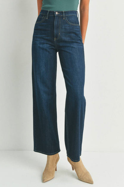 Just Black Dark Wash wide leg jeans 