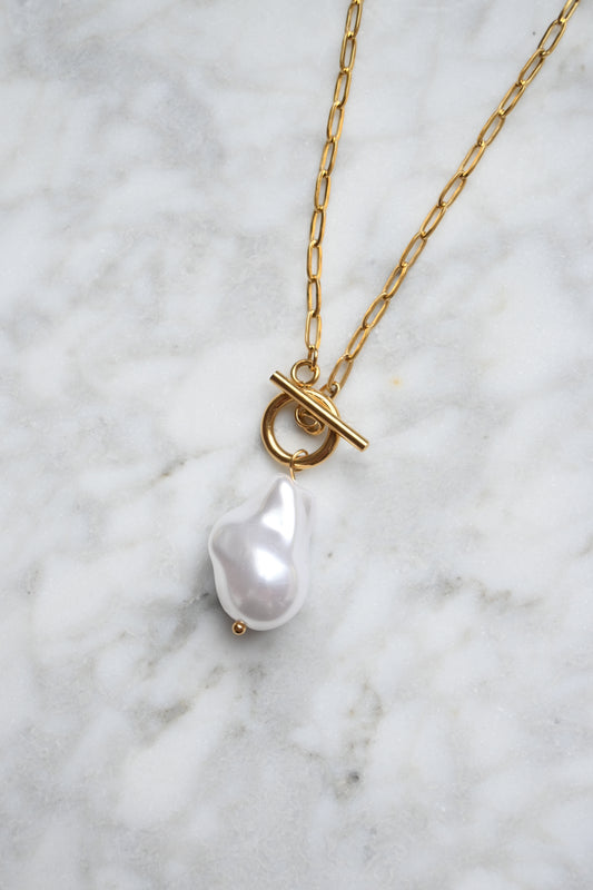 Pearl Toggle Necklace