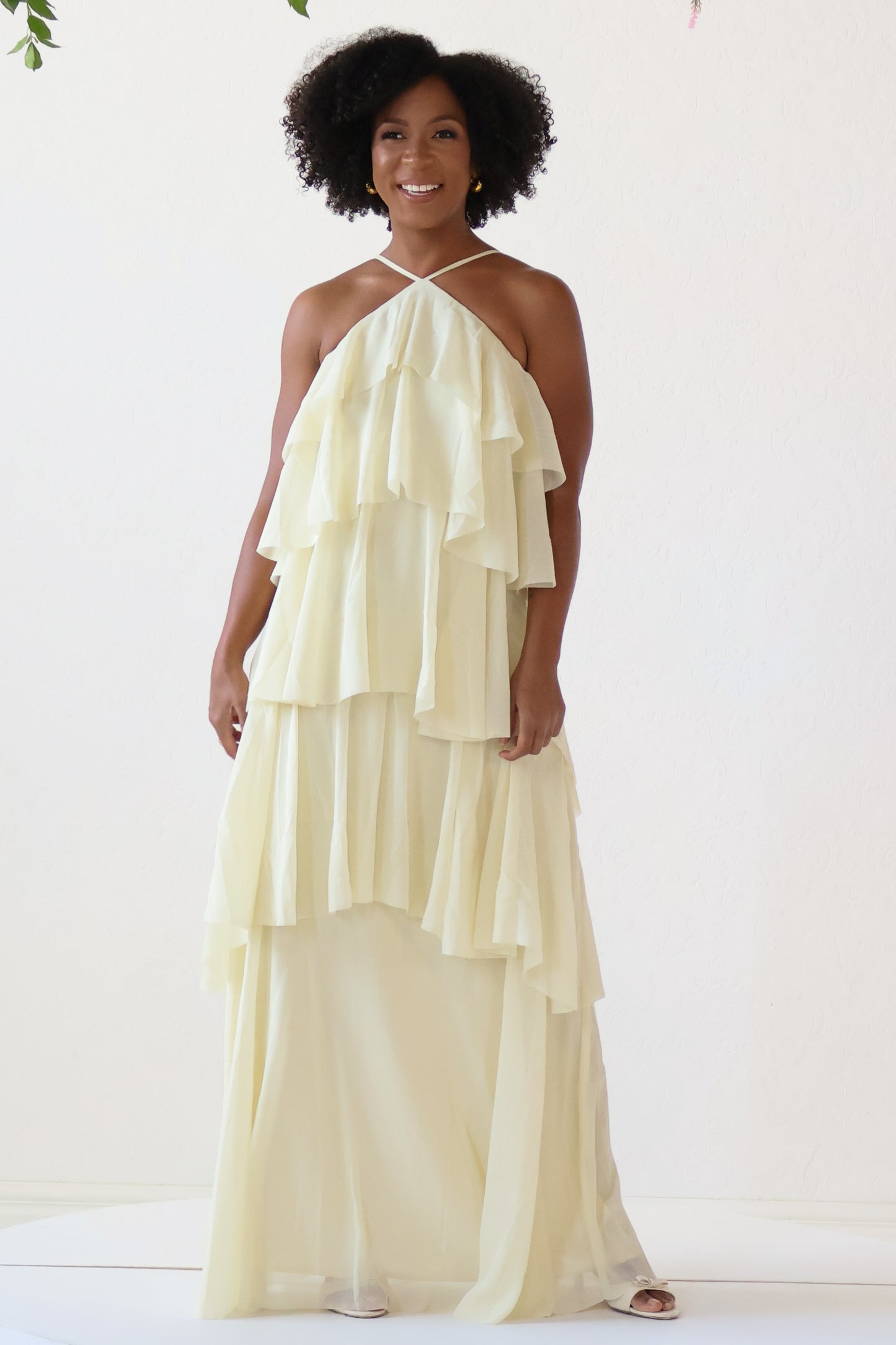 Tiered Halter Dress