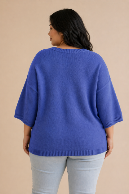 CURVE Short Sleeve Sweater