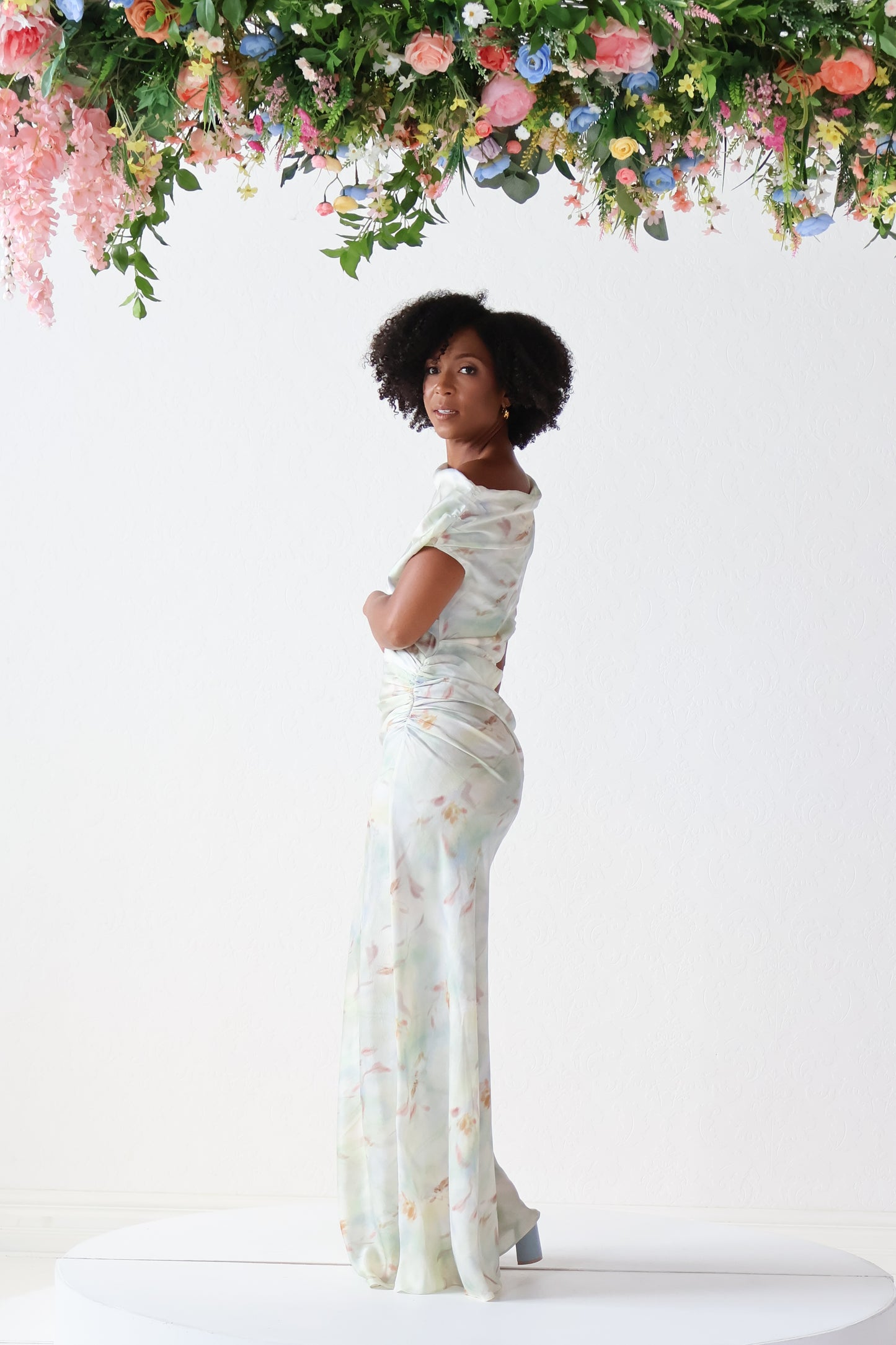 Arta Gathered Asymmetrical Maxi