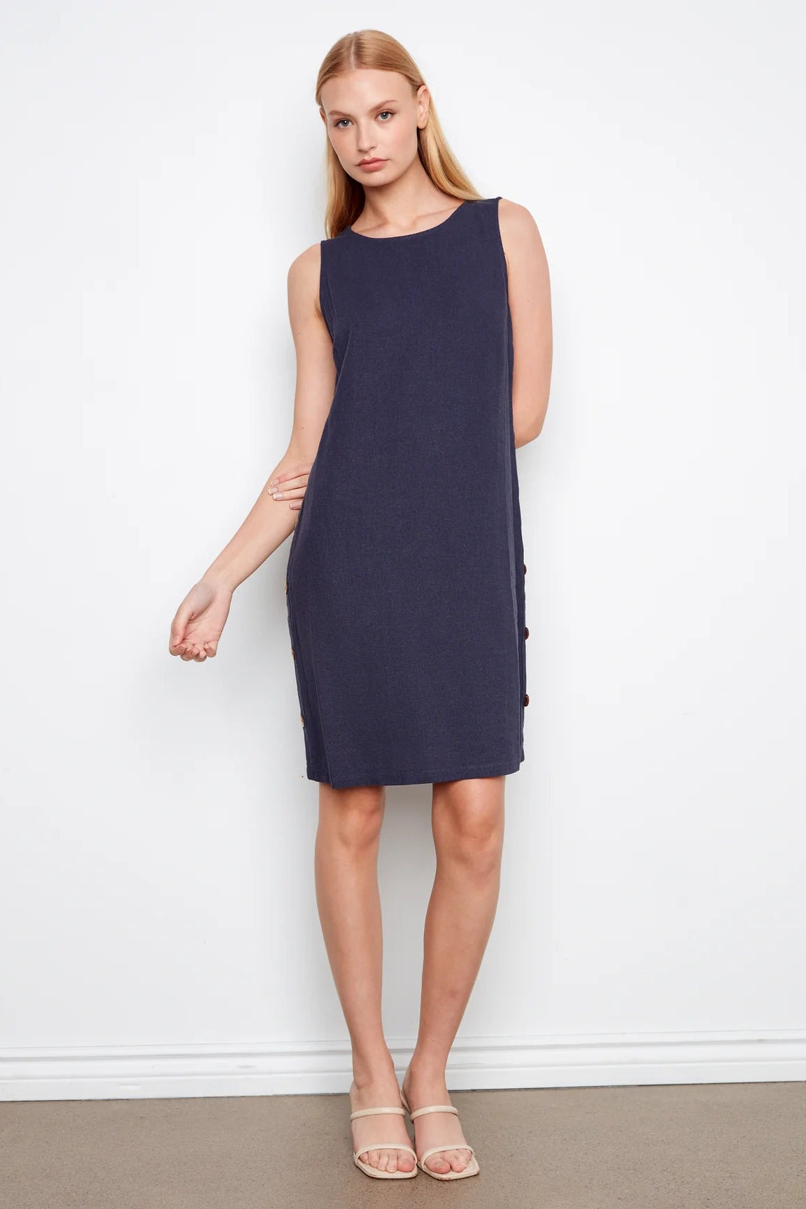 Linen Shift Dress (S-XXL)