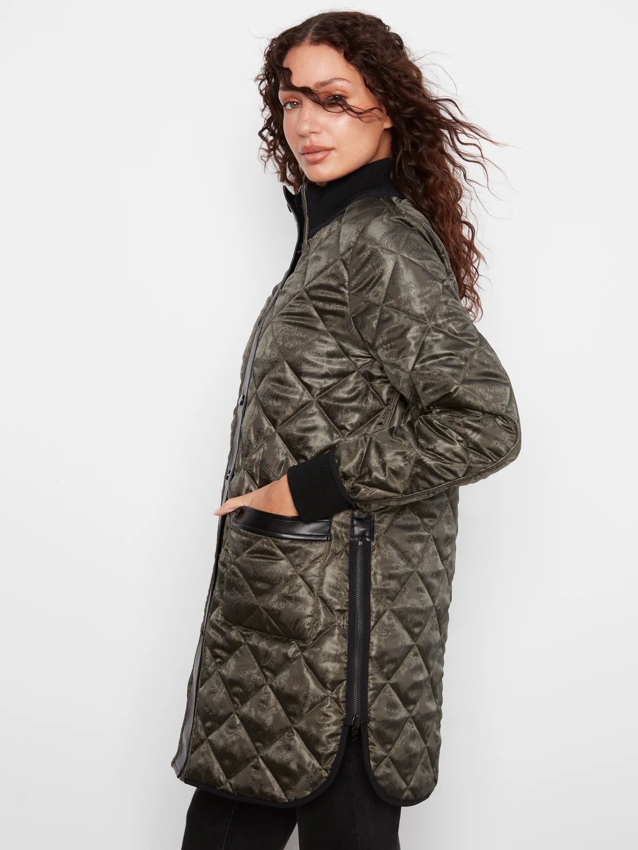 REVERSIBLE Long Quilted Jacket (S-XXL)