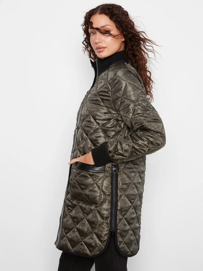 REVERSIBLE Long Quilted Jacket (S-XXL)