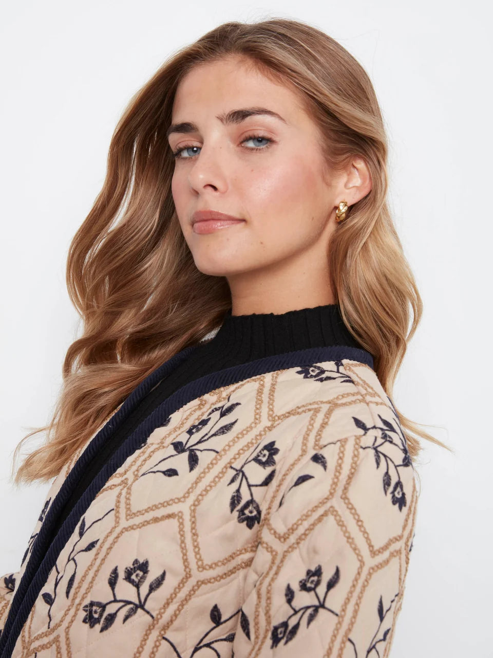 REVERSIBLE Embroidered Quilted Jacket (S-XXL)