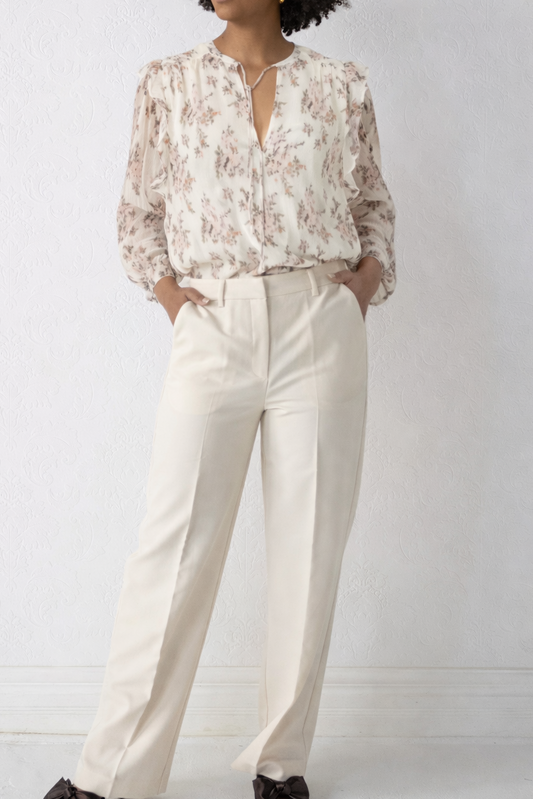 Floral Chiffon Blouse
