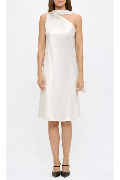 Scarf Mini Dress (S-3X)