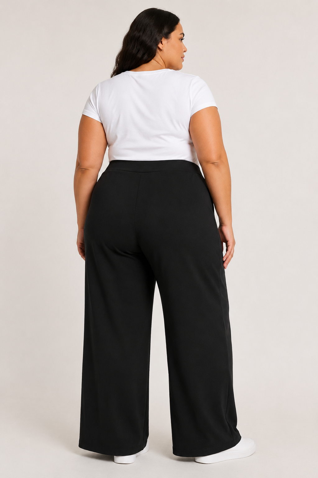 Wide Leg Knit Trouser (S-XXL)