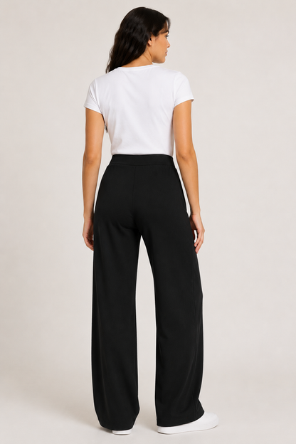 Wide Leg Knit Trouser (S-XXL)