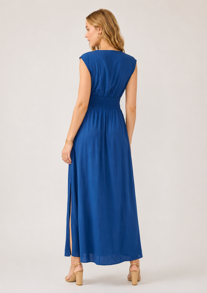 Embroidered Midi Dress