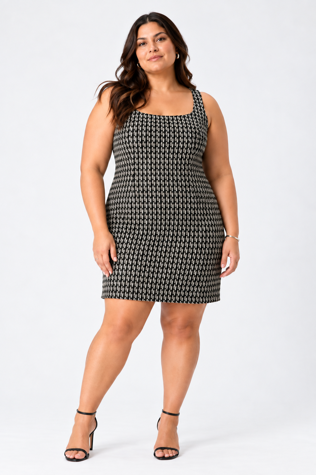 CURVE Jacquard Shift Dress