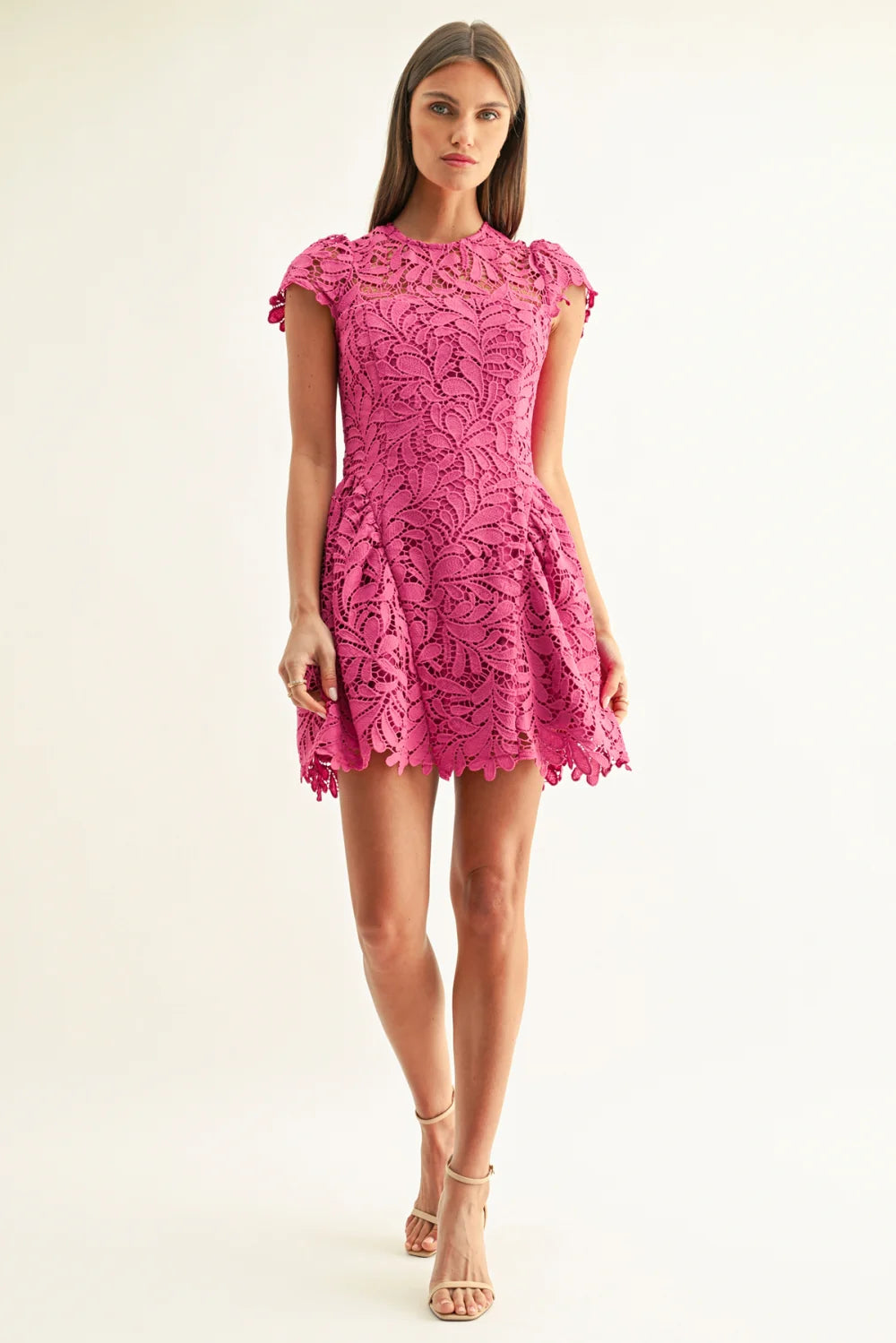 Cres Lace Mini Dress (XS-XXL)