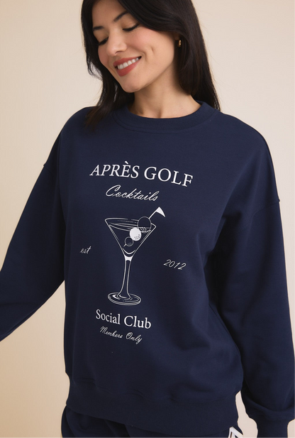 Aprés Golf Crewneck (S-3X)