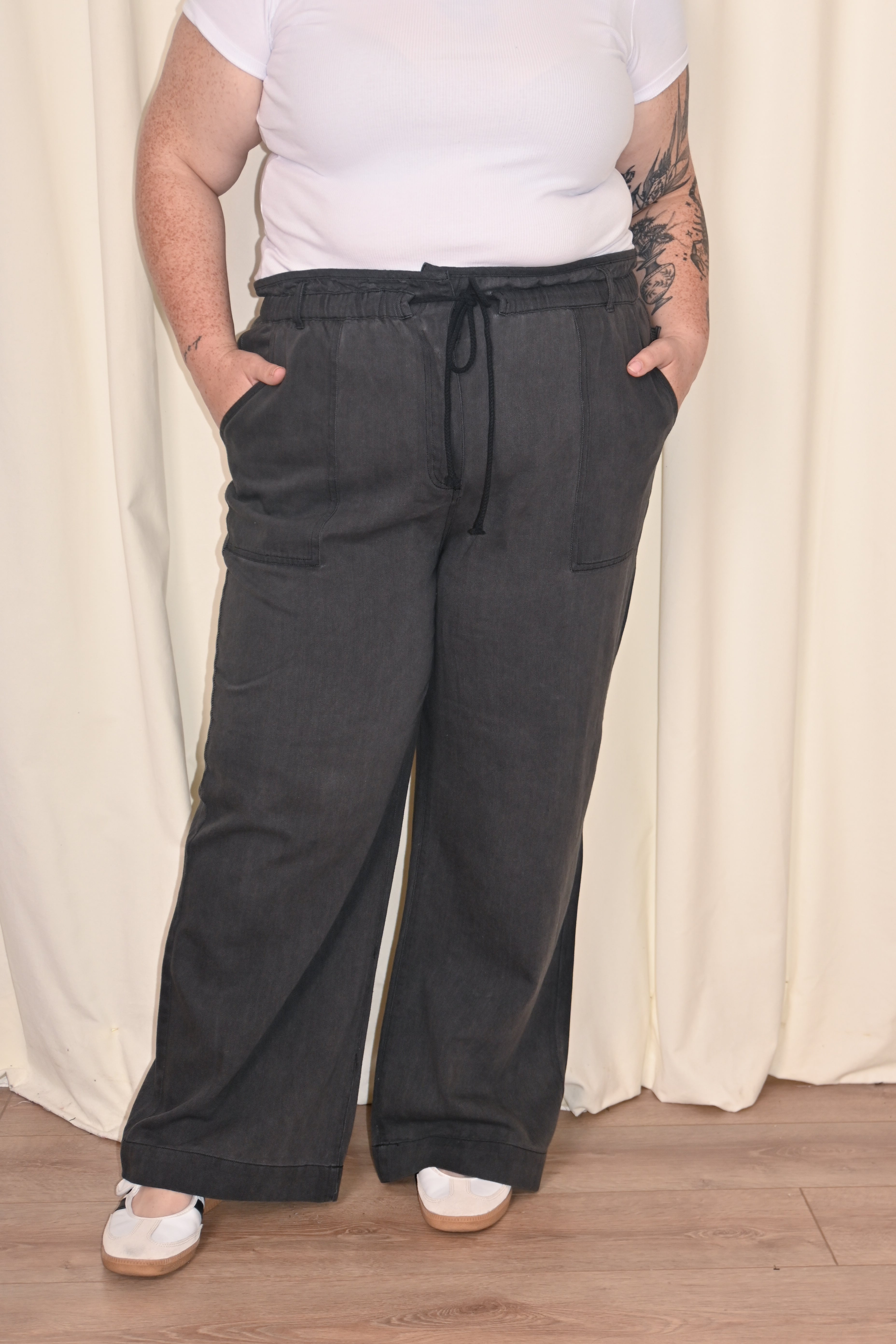 【PORTERNA】Lupin Straight Jeans Pull-On Straight Leg Jeans