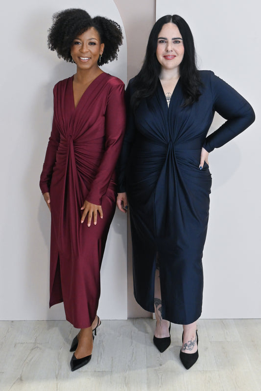 Ruched Sheath Dress (2 Colors)