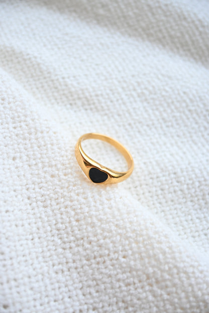 Black Heart Ring