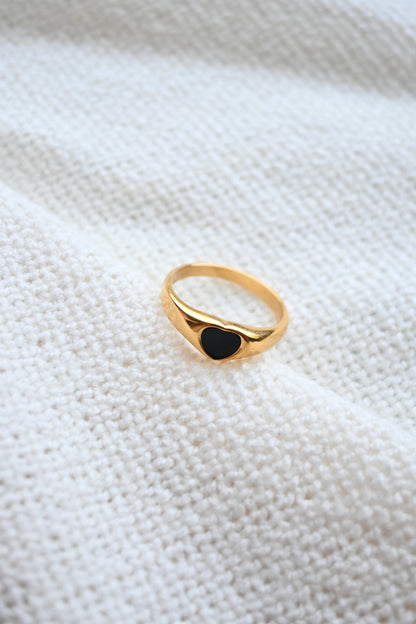Black Heart Ring