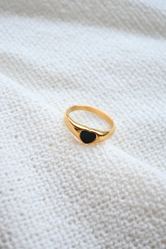 Black Heart Ring