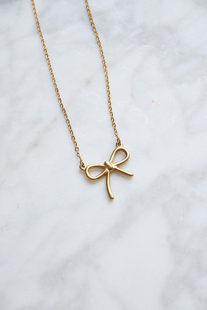 Bow Pendant Necklace