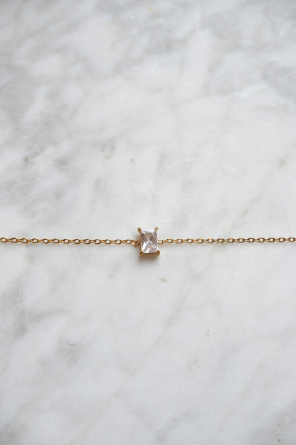 Rectangle Diamond Bracelet