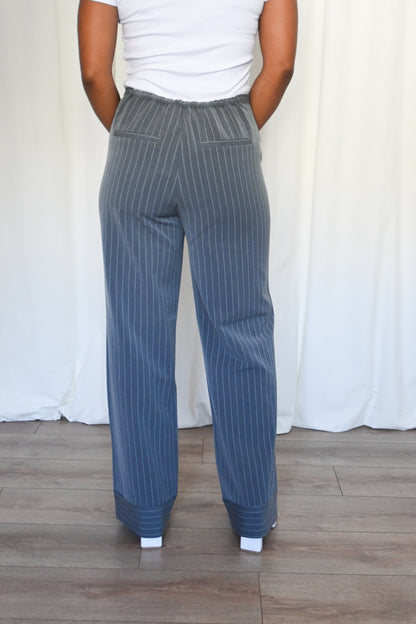 Striped Drawstring Trouser