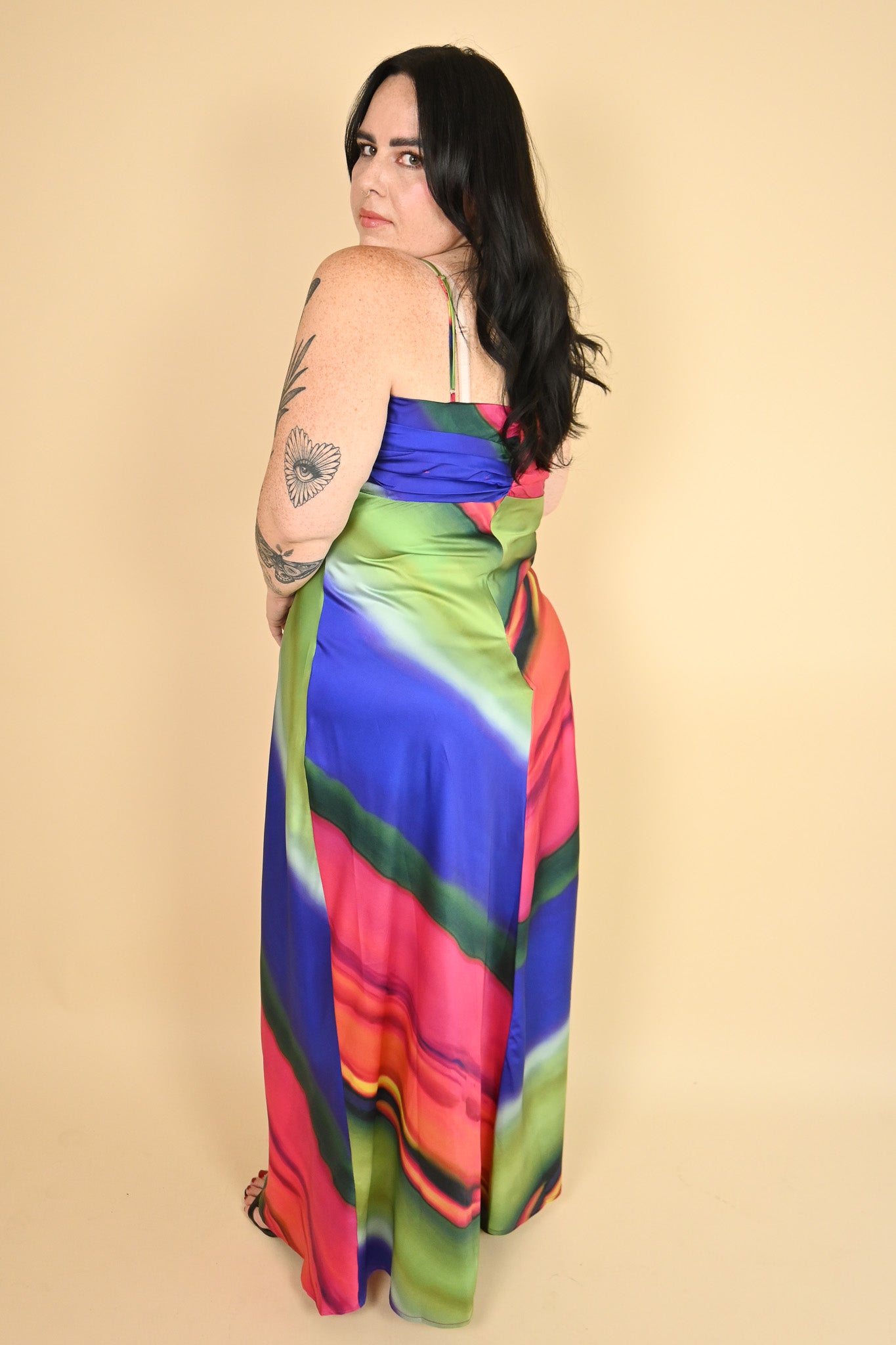 Rainbow Maxi Dress (S-2X)