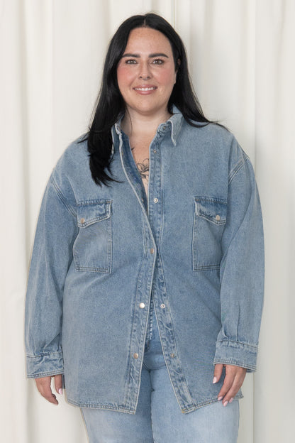 Shania Denim Jacket (S-3X)