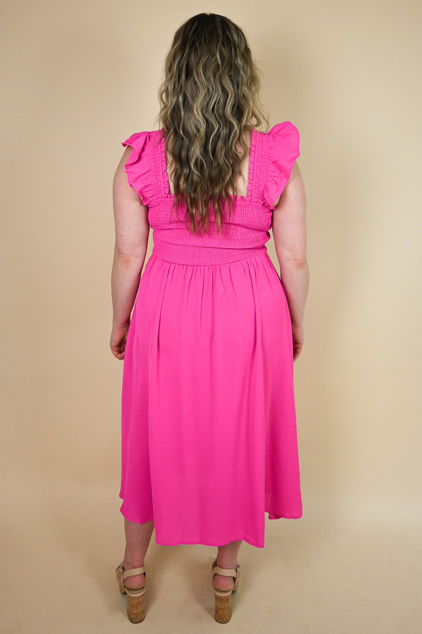 Smocked Midi Sundress (S-3X)