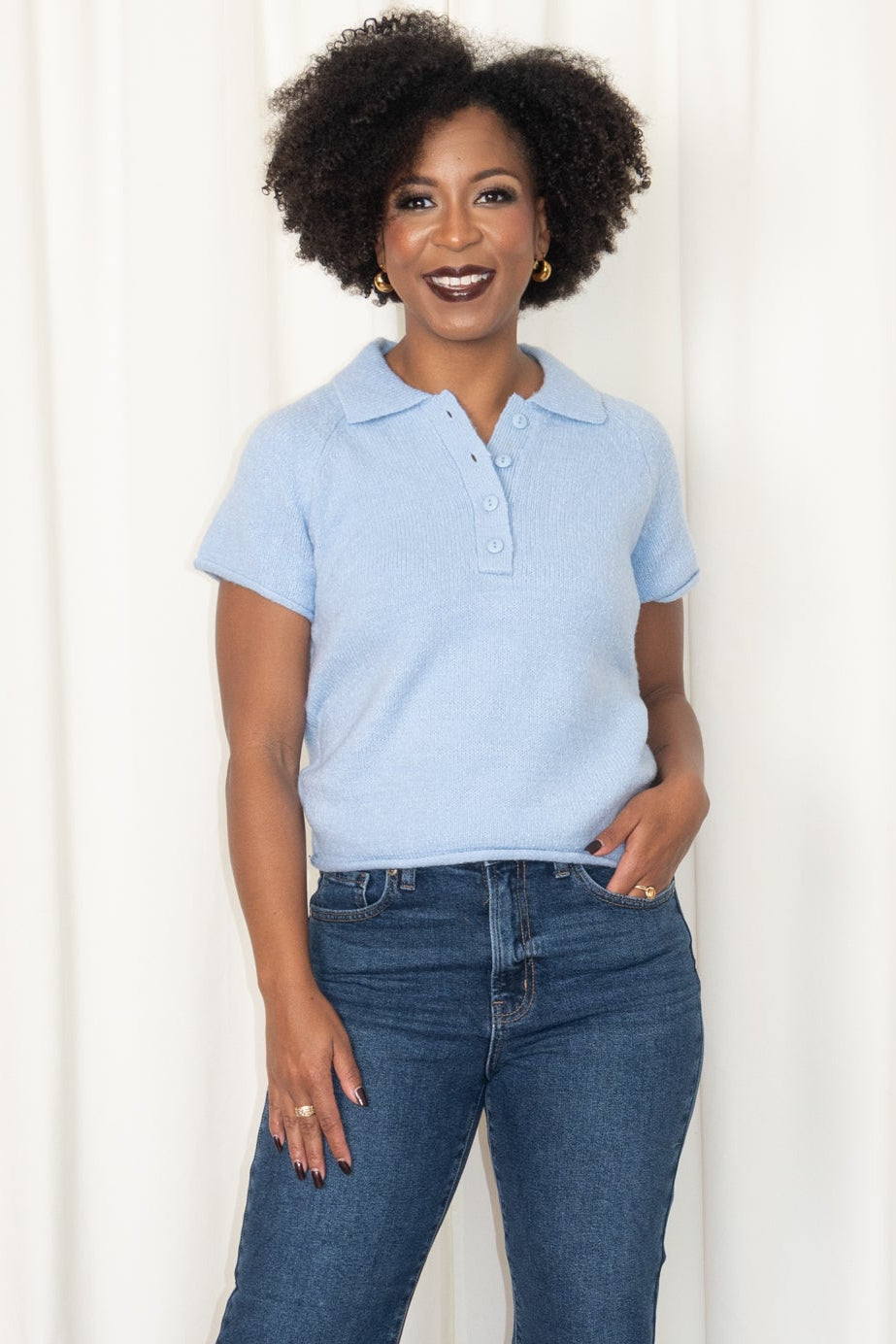 Gertrud Short Sleeve Polo