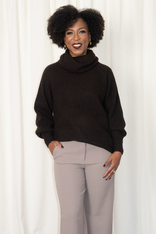 Loose Turtle Neck Sweater (3 Colors)