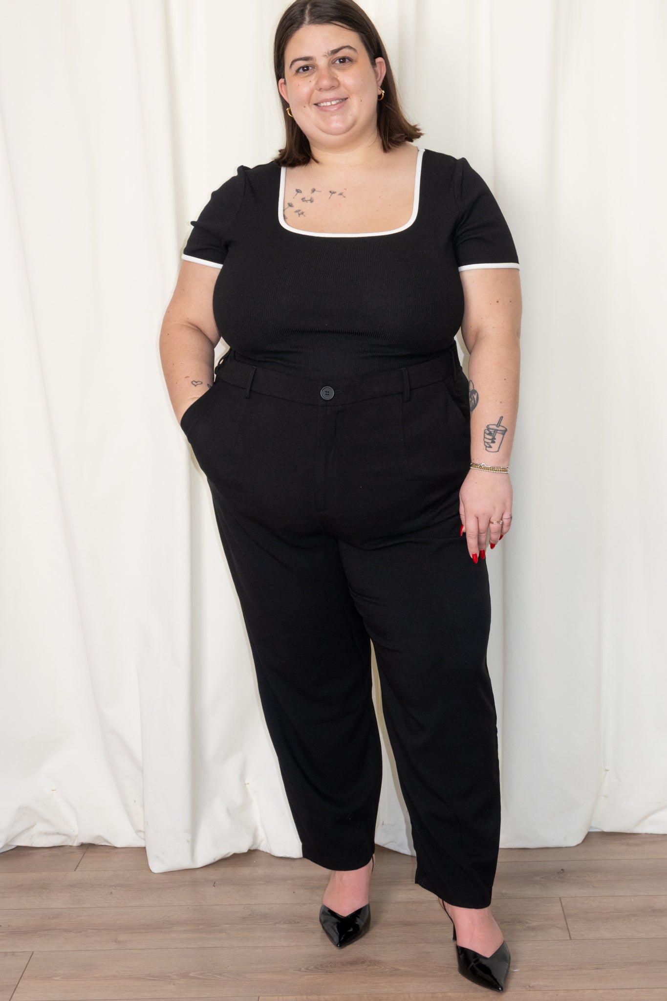 CURVE Merla Tapered Dress Pant