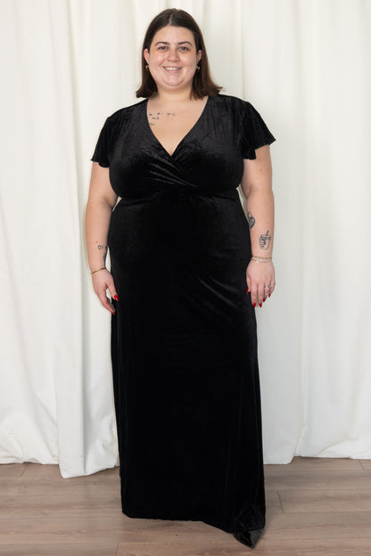 CURVE Velvet Maxi Dress