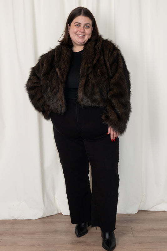 CURVE Faux Fur Jacket