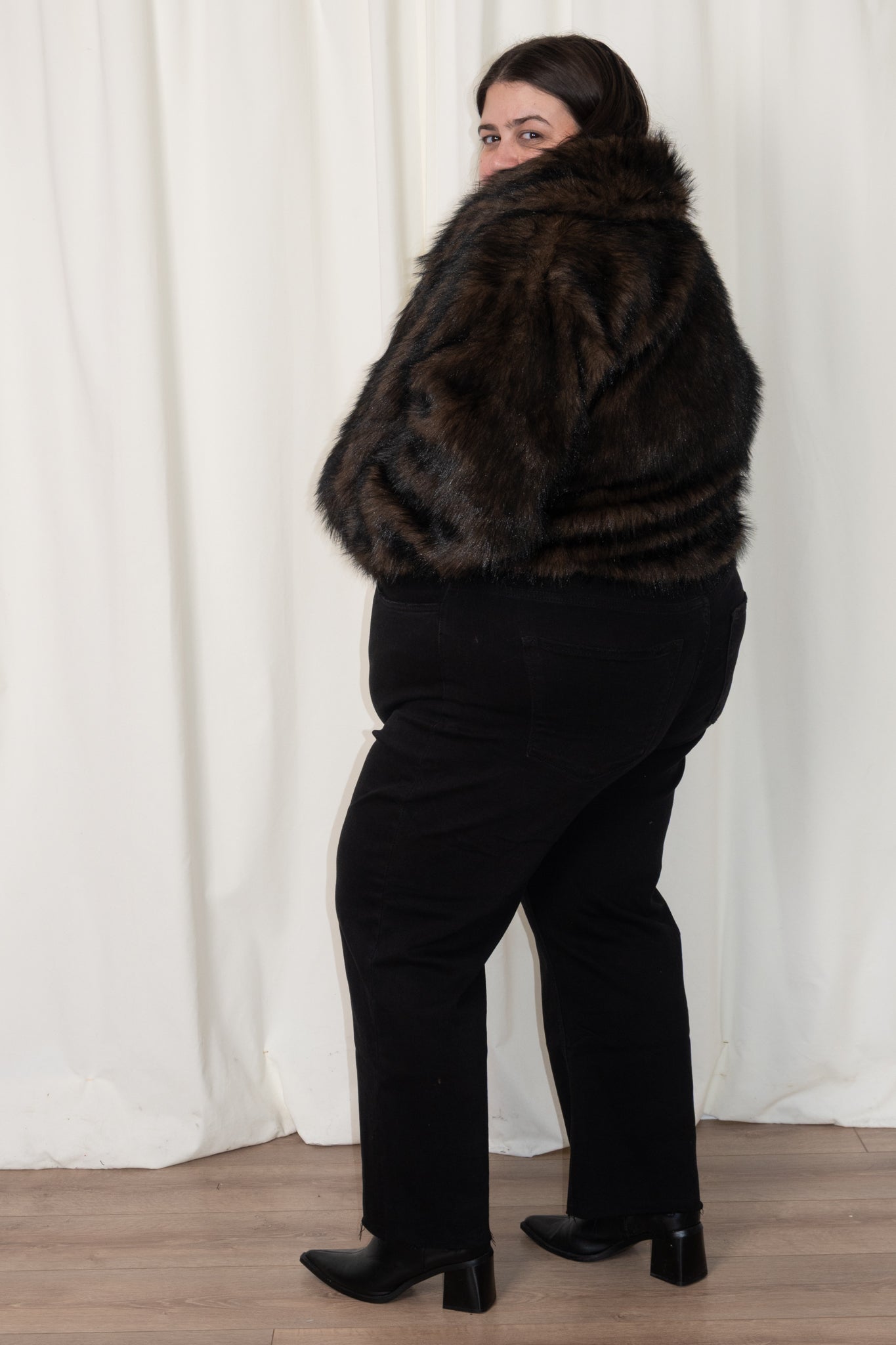 CURVE Faux Fur Jacket