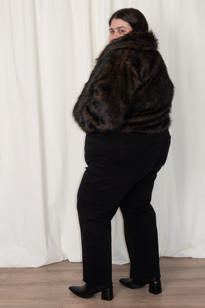 CURVE Faux Fur Jacket